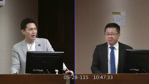 2026-05-28 09:00 第11屆 第5會期 主辦單位:社會福利及衛生環境委員會 廖偉翔委員質詢封面