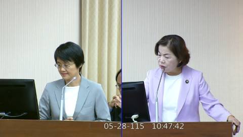 2026-05-28 09:00 第11屆 第5會期 主辦單位：內政委員會 楊瓊瓔委員質詢封面