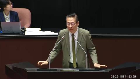 2026-05-29 09:00 第11屆 第5會期 主辦單位：院會 王安祥委員質詢封面