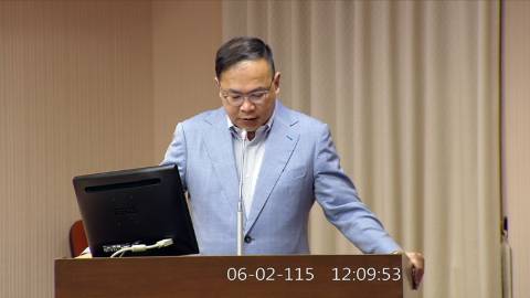 2026-06-02 12:00 第11屆 第5會期 主辦單位:程序委員會 王義川委員質詢封面