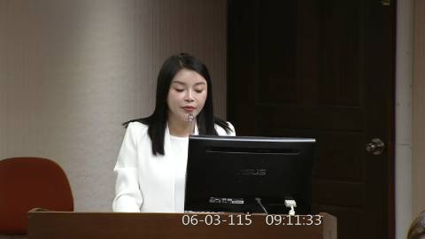 2026-06-03 09:00 第11屆 第5會期 主辦單位:社會福利及衛生環境委員會 張嘉郡委員質詢封面