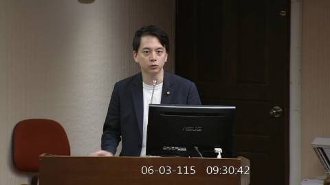 2026-06-03 09:00 第11屆 第5會期 主辦單位:社會福利及衛生環境委員會 牛煦庭委員質詢封面
