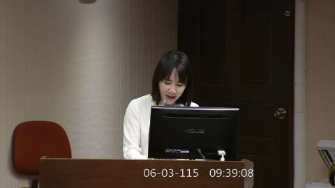 2026-06-03 09:00 第11屆 第5會期 主辦單位:社會福利及衛生環境委員會 謝衣鳯委員質詢封面