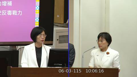 2026-06-03 09:00 第11屆 第5會期 主辦單位:內政委員會 蘇巧慧委員質詢封面