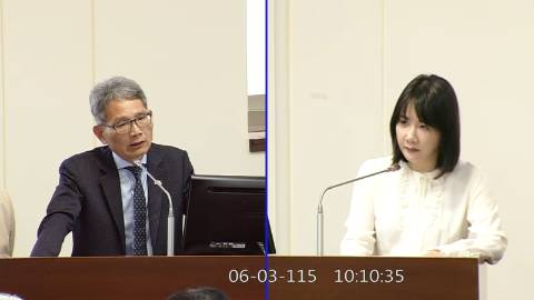 2026-06-03 09:00 第11屆 第5會期 主辦單位:經濟委員會 謝衣鳯委員質詢封面