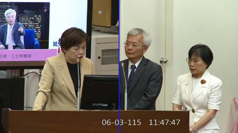2026-06-03 09:00 第11屆 第5會期 主辦單位：內政委員會 楊瓊瓔委員質詢封面