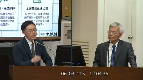 2026-06-03 09:00 第11屆 第5會期 主辦單位:內政委員會 李坤城委員質詢封面