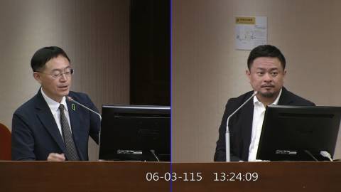 2026-06-03 09:00 第11屆 第5會期 主辦單位:社會福利及衛生環境委員會 李坤城委員質詢封面