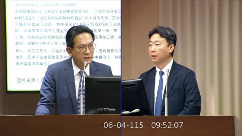 2026-06-04 09:00 第11屆 第5會期 主辦單位：交通委員會 林俊憲委員質詢封面