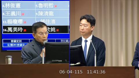 2026-06-04 09:00 第11屆 第5會期 主辦單位：交通委員會 賴士葆委員質詢封面