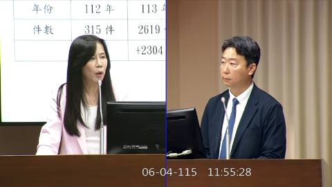 2026-06-04 09:00 第11屆 第5會期 主辦單位：交通委員會 萬美玲委員質詢封面