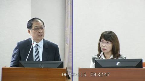 2026-06-08 09:00 第11屆 第5會期 主辦單位：司法及法制委員會 陳昭姿委員質詢封面