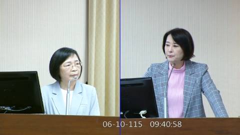 2026-06-10 09:00 第11屆 第5會期 主辦單位：內政委員會 王鴻薇委員質詢封面