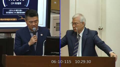 2026-06-10 09:00 第11屆 第5會期 主辦單位:財政委員會 顏寬恒委員質詢封面