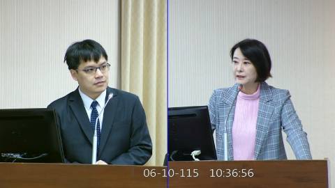 2026-06-10 09:00 第11屆 第5會期 主辦單位：內政委員會 王鴻薇委員質詢封面