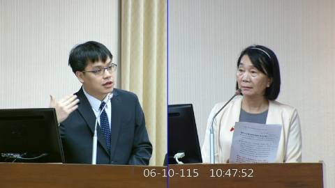2026-06-10 09:00 第11屆 第5會期 主辦單位:內政委員會 蔡春綢委員質詢封面
