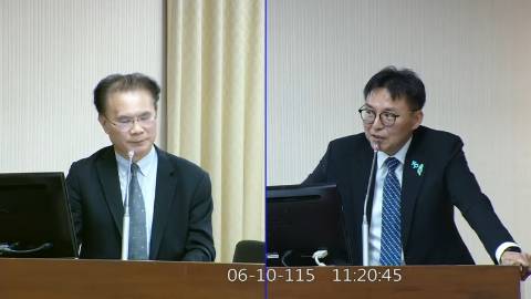 2026-06-10 09:00 第11屆 第5會期 主辦單位：內政委員會 洪毓祥委員質詢封面
