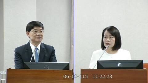 2026-06-10 09:00 第11屆 第5會期 主辦單位:司法及法制委員會 許宇甄委員質詢封面