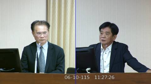 2026-06-10 09:00 第11屆 第5會期 主辦單位：內政委員會 吳琪銘委員質詢封面
