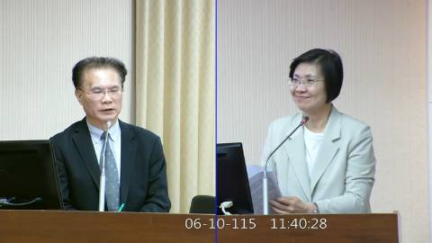 2026-06-10 09:00 第11屆 第5會期 主辦單位:內政委員會 徐欣瑩委員質詢封面