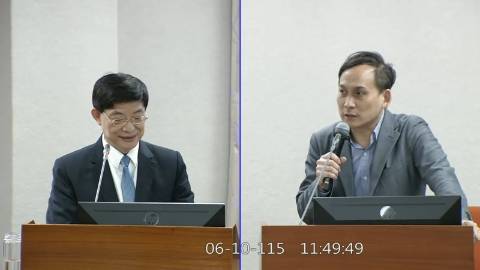 2026-06-10 09:00 第11屆 第5會期 主辦單位:司法及法制委員會 葉元之委員質詢封面