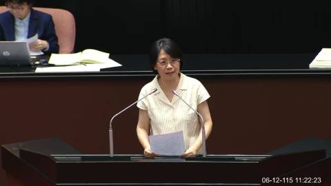 2026-06-12 09:00 第11屆 第5會期 主辦單位:院會 翁曉玲委員質詢封面