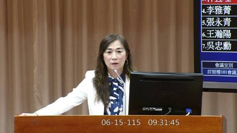 2026-06-15 09:00 第11屆 第5會期 主辦單位：教育及文化委員會 林宜瑾委員質詢封面