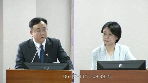 2026-06-17 09:00 第11屆 第5會期 主辦單位:司法及法制委員會 翁曉玲委員質詢封面