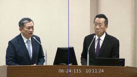 2026-06-24 09:00 第11屆 第5會期 主辦單位：外交及國防委員會 王定宇委員質詢封面