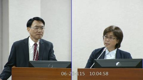 2026-06-25 09:00 第11屆 第5會期 主辦單位：司法及法制委員會 林倩綺委員質詢封面