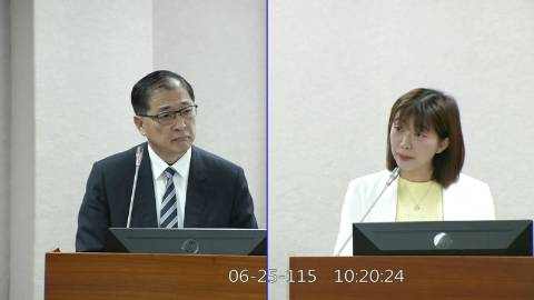 2026-06-25 09:00 第11屆 第5會期 主辦單位：司法及法制委員會 張雅琳委員質詢封面