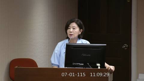 2026-07-01 09:00 第11屆 第5會期 主辦單位：社會福利及衛生環境委員會 王育敏委員質詢封面
