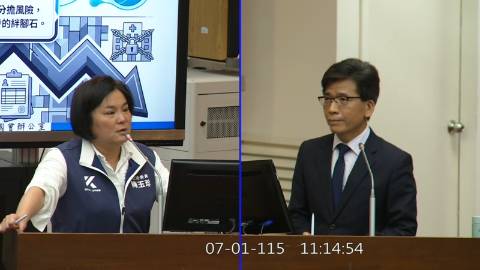 2026-07-01 09:00 第11屆 第5會期 主辦單位：財政委員會 陳玉珍委員質詢封面