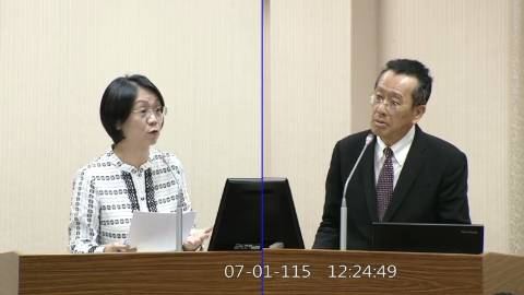 2026-07-01 09:00 第11屆 第5會期 主辦單位：外交及國防委員會 翁曉玲委員質詢封面