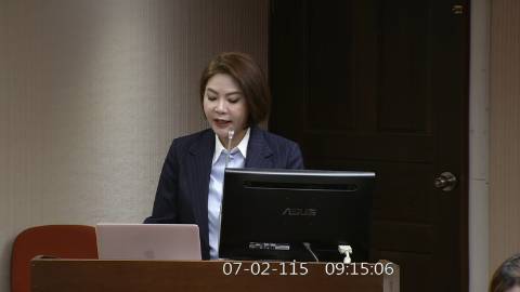 2026-07-02 09:00 第11屆 第5會期 主辦單位：社會福利及衛生環境委員會 陳菁徽委員質詢封面