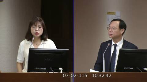 2026-07-02 09:00 第11屆 第5會期 主辦單位:社會福利及衛生環境委員會 林淑芬委員質詢封面