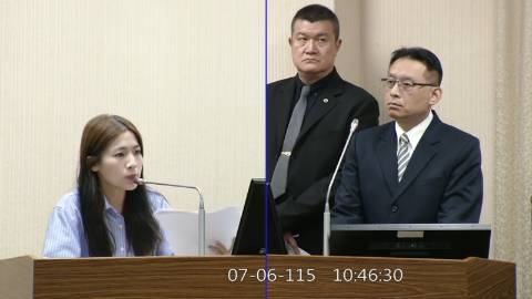 2026-07-06 09:00 第11屆 第5會期 主辦單位：外交及國防委員會 徐巧芯委員質詢封面