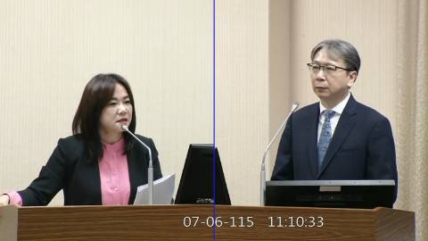 2026-07-06 09:00 第11屆 第5會期 主辦單位：外交及國防委員會 馬文君委員質詢封面