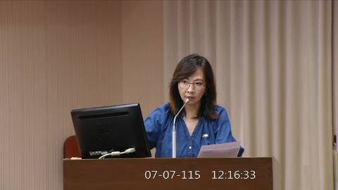2026-07-07 12:00 第11屆 第5會期 主辦單位：程序委員會 郭昱晴委員質詢封面