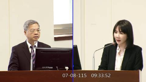 2026-07-08 09:00 第11屆 第5會期 主辦單位:經濟委員會 謝衣鳯委員質詢封面