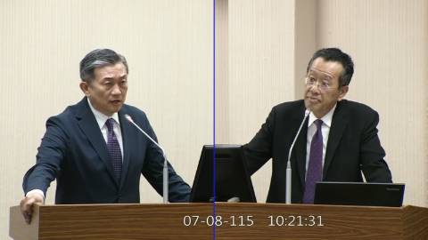 2026-07-08 09:00 第11屆 第5會期 主辦單位：外交及國防委員會 王定宇委員質詢封面