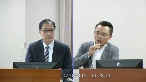 2026-07-08 09:00 第11屆 第5會期 主辦單位：司法及法制委員會 洪孟楷委員質詢封面