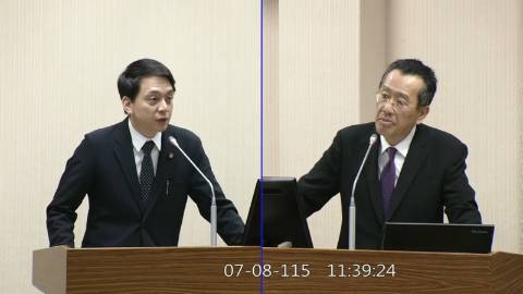 2026-07-08 09:00 第11屆 第5會期 主辦單位：外交及國防委員會 牛煦庭委員質詢封面
