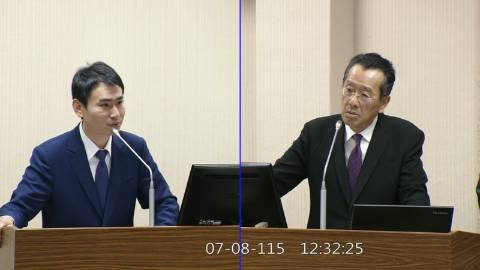 2026-07-08 09:00 第11屆 第5會期 主辦單位：外交及國防委員會 陳冠廷委員質詢封面