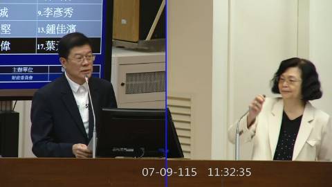 2026-07-09 09:00 第11屆 第5會期 主辦單位：財政委員會 羅明才委員質詢封面