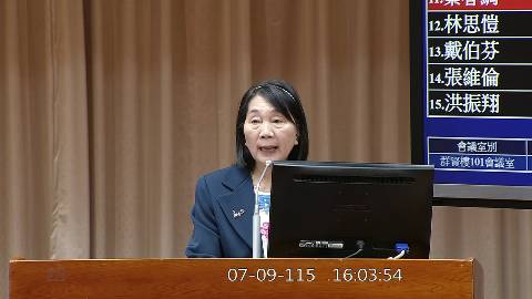 2026-07-09 14:30 第11屆 第5會期 主辦單位：教育及文化委員會 蔡春綢委員質詢封面