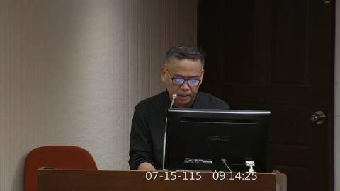 2026-07-15 09:00 第11屆 第5會期 主辦單位:社會福利及衛生環境委員會 盧縣一委員質詢封面