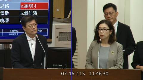 2026-07-15 09:00 第11屆 第5會期 主辦單位：財政委員會 羅明才委員質詢封面