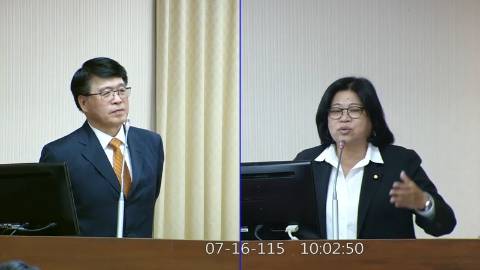 2026-07-16 09:00 第11屆 第5會期 主辦單位：內政委員會 王美惠委員質詢封面