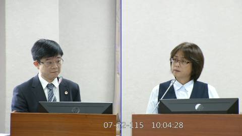 2026-07-22 09:00 第11屆 第5會期 主辦單位：司法及法制委員會 林倩綺委員質詢封面